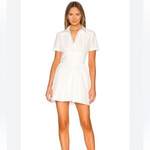 Amanda Uprichard White Mini Sundress
